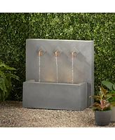 Cody Outdoor Fountain, Light Gray, No Assembly Required