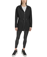 Andrew Marc Sport Women's Drawcord Waist Hoodie