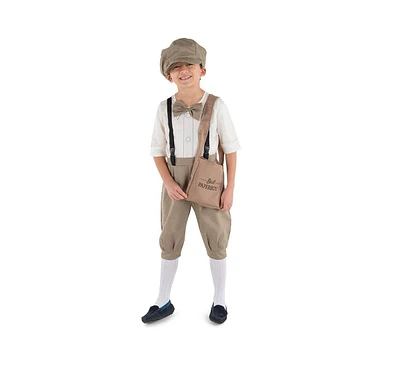 Dress Up America Vintage News Boy Costume Set - Kids Boys