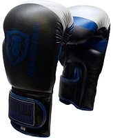 Invincible Fight Gear Hook Loop Leather Training Boxing Gloves With Usa Flag Colors Ideal For Boxing Kickboxing Muay Thai Mma For Men Women Kids 14oz