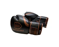 Invincible Fight Gear Hook and Loop Leather Training Boxing Gloves with Usa Flag Colors