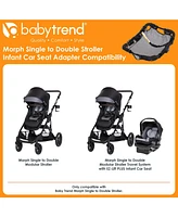 Baby Trend Morph Single to Double Stroller Infant Car Seat Adapter