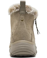 Skechers Women's Relaxed Fit: Easy Going - Cool Zip! Faux Fur Casual Boots from Finish Line