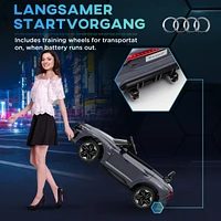 Kids Ride on Car, 12V Licensed Audi Rs E-tron Gt 3.1 Mph Electric Car for Kids, Ride-on Toy for Boys and Girls with Remote Control, 4 Wheels with Susp