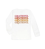 Sweet Wink Toddler Girls Grateful Thanksgiving Long Sleeve Shirt