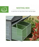 Outdoor Walk-in Mini Greenhouse with Mesh Door & Windows, Small Portable Garden Green House with 3 Tiers 6 Shelves, Trellis, & Plant Labels