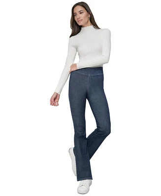 Dkny Jeans Women's High-Rise Pull-On Flare