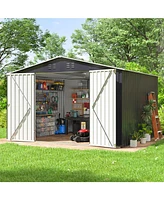 Streamdale Furniture Outdoor Sheds 6FT x 8FT & Outdoor Storage Clearance, Metal Anti