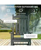 Streamdale Furniture 2 Pieces Outdoor Rocking Chair, All Weather