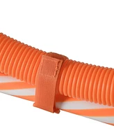 Streamdale Furniture 6 Piece Dog Agility Training Equipment with Hurdle Bag and Whistle, Orange and White