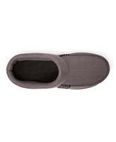 Dearfoams Men's Brendan Perforated Moccasin Toe Clog House Shoe Slipper