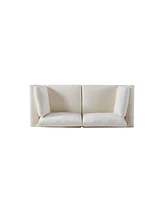 Streamdale Furniture Modular Chenille Sofa with Customizable Configurations and Ottoman