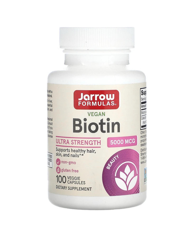 Jarrow Formulas Biotin 5 000 mcg