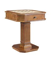 Streamdale Furniture Galini Game Table in Walnut Finish