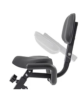 Slickblue Folding Exercise Bike: Upright and Recumbent X-Bike for Compact Home Fitness Workouts