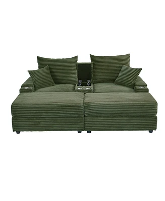 Streamdale Furniture Green Loveseat