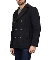 Bagatelle Homme Men's Wool Blend Double-Breasted Peacoat