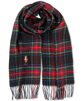 Polo Ralph Lauren Men's Holiday Tartan Bear Scarf