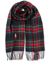 Polo Ralph Lauren Men's Holiday Tartan Bear Scarf