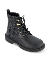 Sam & Libby Little and Big Girls Combat Lib Classic Moto Boot