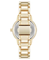 Anne Klein Women's Quartz Minimalist and Gold-Tone Alloy Metal Watch, 32mm