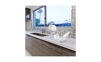Slickblue Multifunctional S-Shaped Dual-Layer Bowl and Dish Storage Shelf with Chopsticks and Spoon Holder