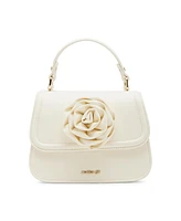 Madden Girl Rose with Rosette Top Handle Satchel Bag