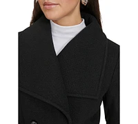 Calvin Klein Women's Double-Breasted Belted Coat