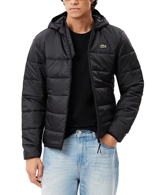 Lacoste Men's Water Repellent Full Zip Puffer Jacket