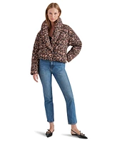 Steve Madden Women's Evy Leopard-Print Puffer Jacket