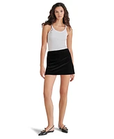 Steve Madden Women's Cindi Stretch Velvet Skort