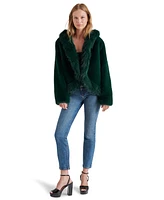 Steve Madden Women's Everfrost Faux-Fur Hooded Jacket