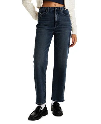 Tommy Jeans Women's Layla High-Rise Slim-Straight