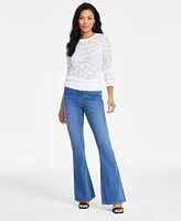 I.n.c. International Concepts Women's Jacquard Sweater, Exclusively at Macy's