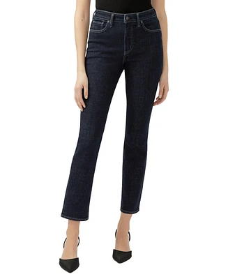 Silver Jeans Co. Women's Isbister High Rise Straight Leg