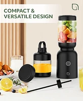 Willow Kitchen Warrior Countertop Blender - Powerful Motor, Versatile, Blend and Go with Straw or Storage Lid.