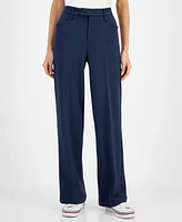 Tommy Hilfiger Women's High-Rise Bootleg Ponte Pants