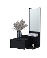 Fm Furniture Elgin Floating Vanity with Included Mirror