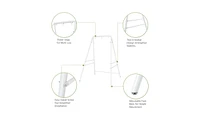 Slickblue Four-Legged 200kg Capacity Hanging Chair Frame with Three Rings - Sturdy and Stylish Support