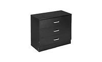 Slickblue Simple Wooden 3-Drawer Dresser Stylish Storage Solution for Any Room