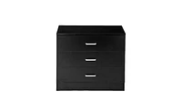 Slickblue Simple Wooden 3-Drawer Dresser Stylish Storage Solution for Any Room