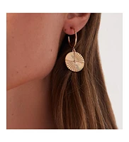 Ana Luisa Gold Coin Hoops - Michelle Earrings