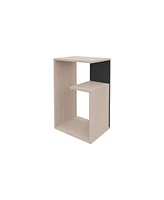 Fm Furniture Vega Side Table in Melamine with Open Storage