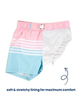 RuggedButts Baby Boys Swim Trunks