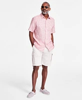 Club Room Men's Linen Floral Shirt, Exclusively at Macy's