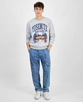Sun + Stone Men's Yosemite Valley Crewneck Sweatshirt, Exclusively at Macy's