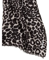 Olsen Leopard Print Scarf