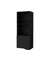 Fm Furniture Pima Wall Cabinet in Melamine With One Door