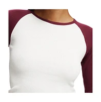 Cotton On Women's Kelsey Raglan Long Sleeve