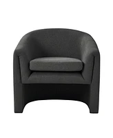 Hulala Home Silvan Modern Armchair with Storable Ottoman